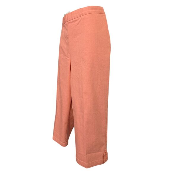 Alfred Dunner Coral Crop Pull-on Stretch Pants Size 10 - Picture 5 of 14